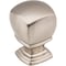 Jeffrey Alexander 1" Overall Length  Satin Nickel Katharine Cabinet Knob 188L-SN - alternate 1